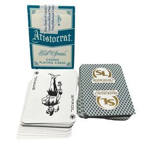 Silver Legacy Casino Aristocrat Playing Cards Deck Reno Nevada Game Play